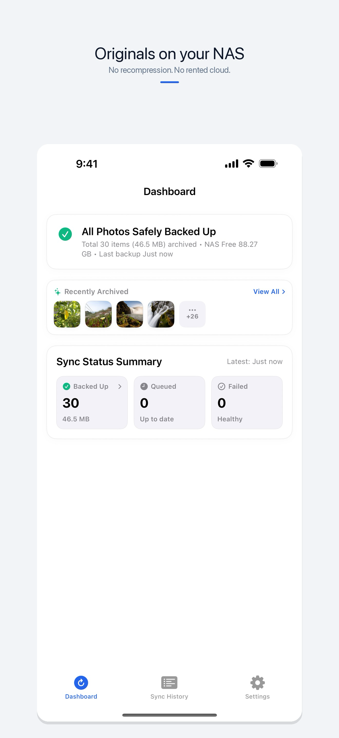 Rollhome iOS Dashboard