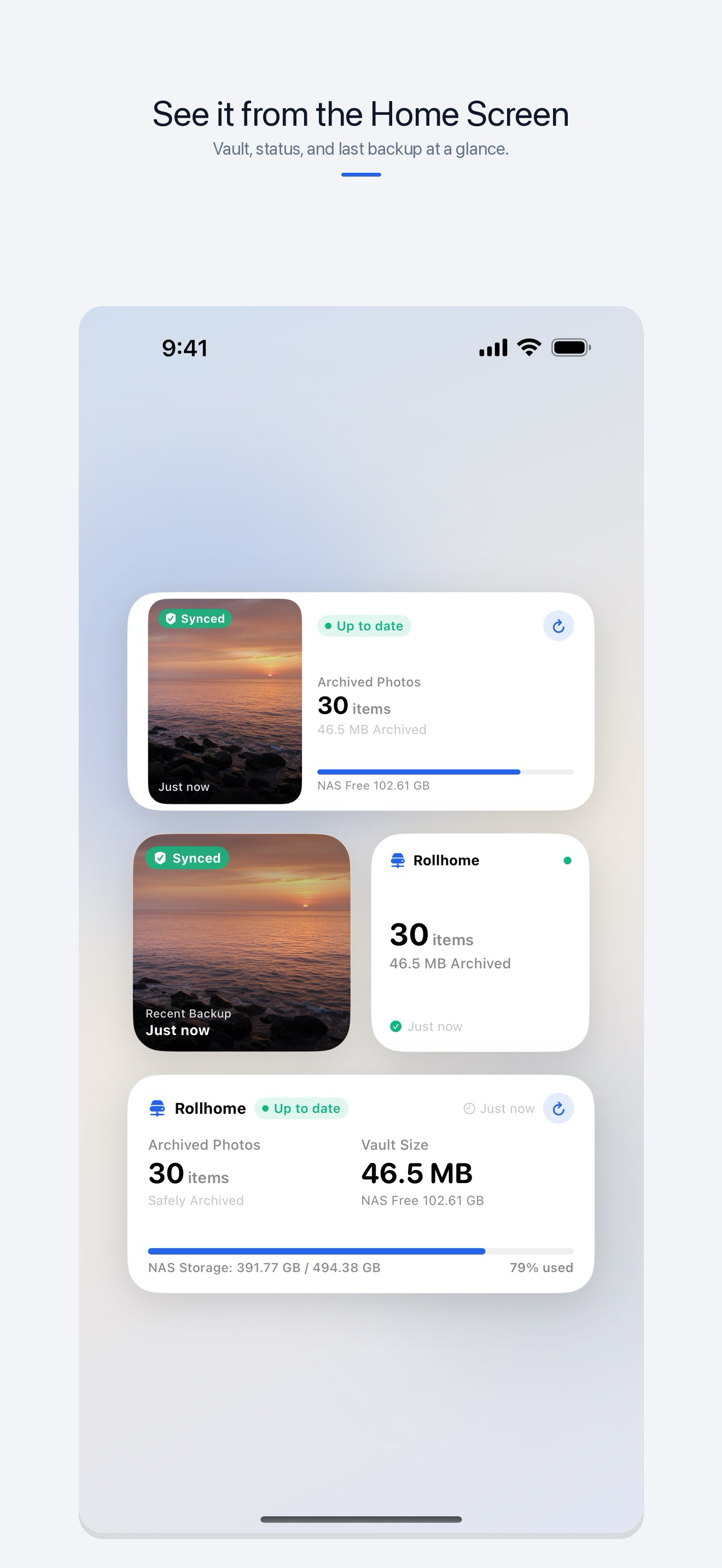 Rollhome Widgets Showcase